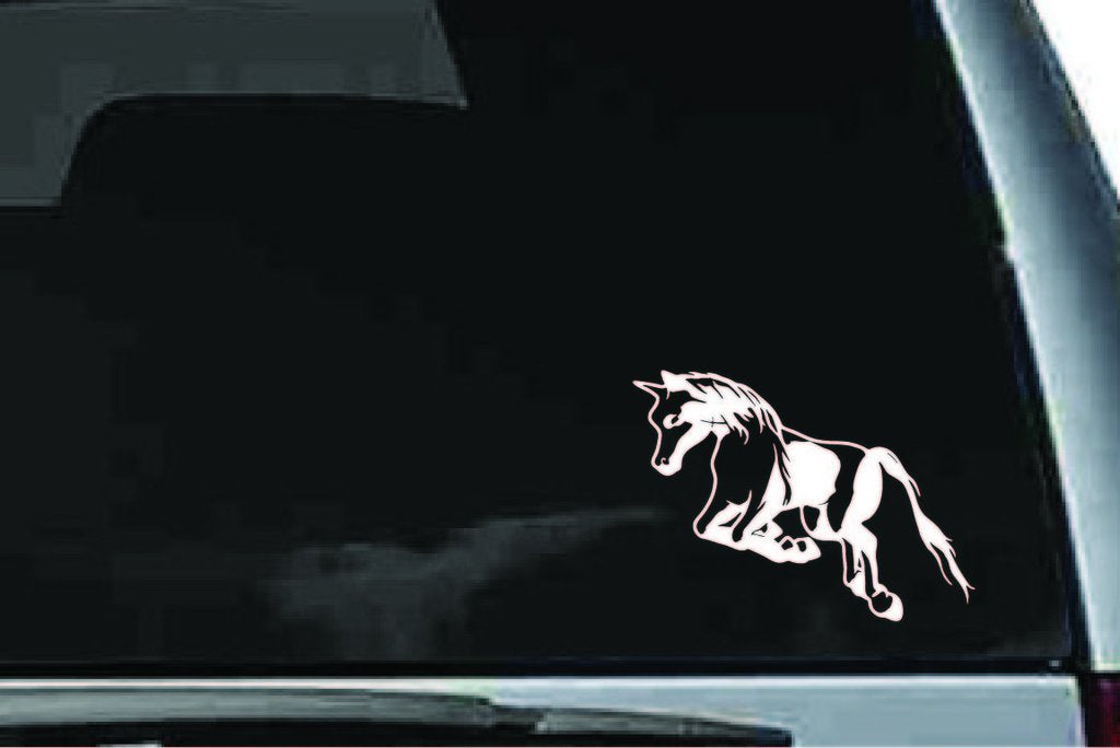 Picniva Pony Sty5 Vinyl Car Window Decal, Approx 5 in