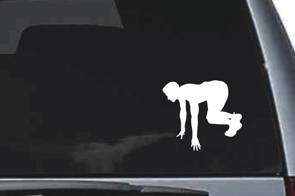 Picniva Sprinter Sty1 Vinyl Car Window Decal, Approx 5 in