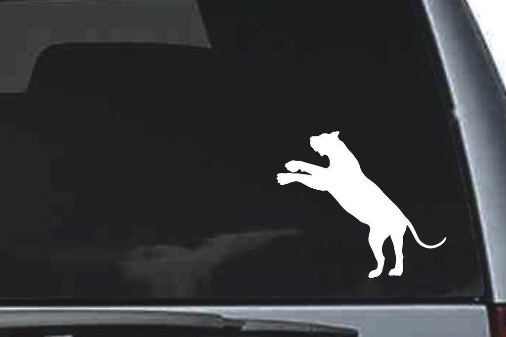 Picniva Tiger Sty6 Vinyl Car Window Decal, Approx 5 in