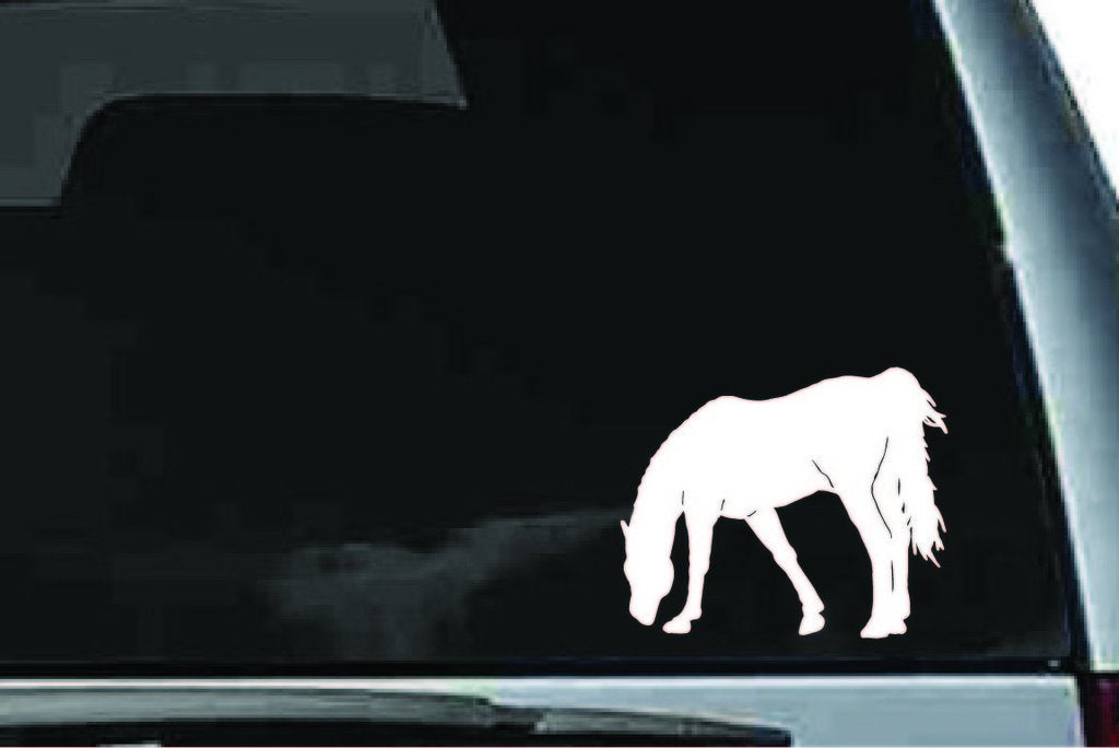 Picniva Horse Sty1 Vinyl Car Window Decal, Approx 5 in