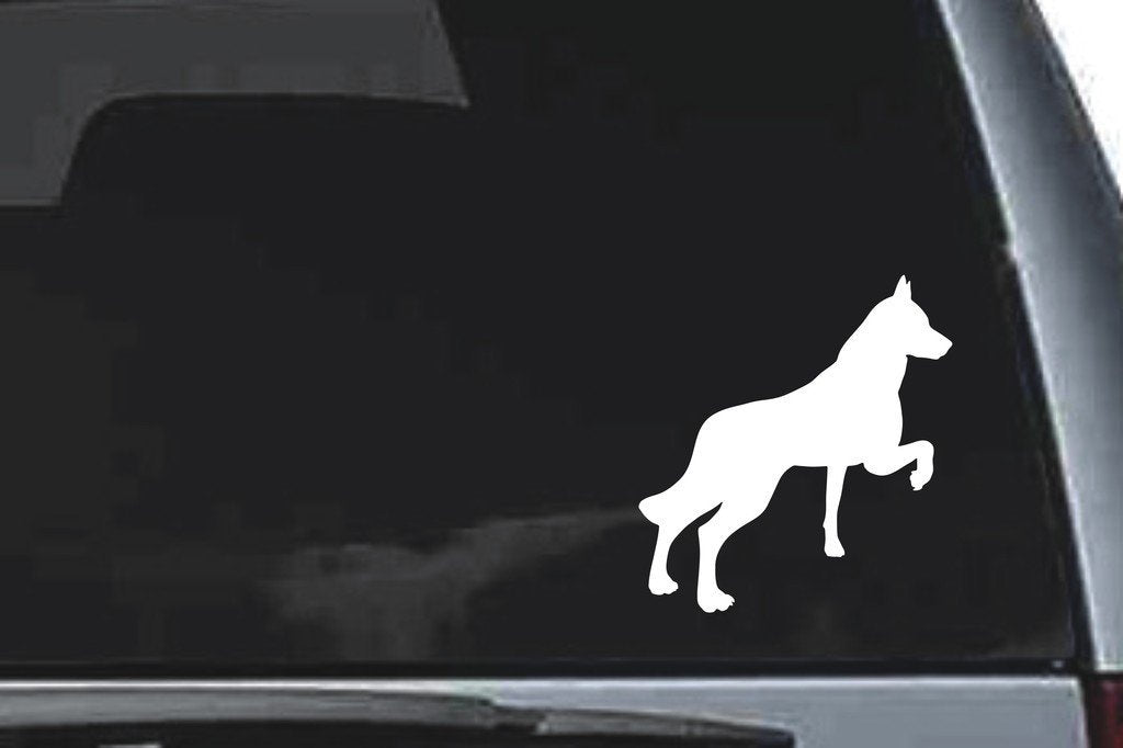 Picniva Wolf Sty21 Vinyl Car Window Decal, Approx 5 in