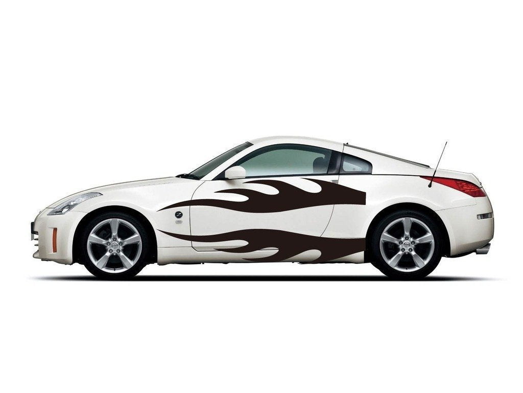 Picniva Style 358 Racing Side Stripe Vinyl Decals, 22 x 28 in, 2 Pc