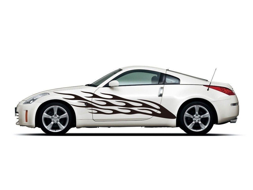 Picniva Style 345 Racing Side Stripe Vinyl Decals, 20 x 74 in, 2 Pc