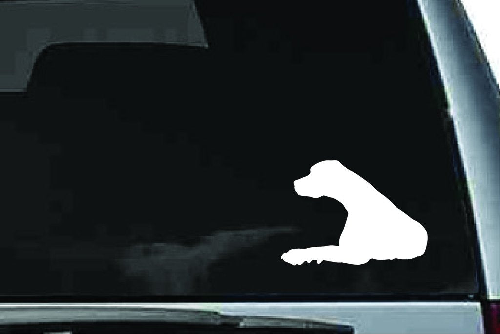 Picniva Hound Dog Sty20 Vinyl Car Window Decal, Approx 5 in