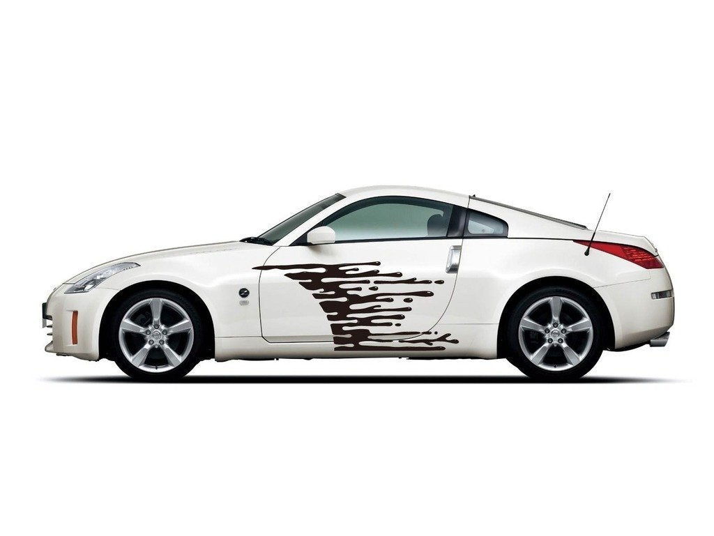 Picniva Style 85 Racing Side Stripe Vinyl Decals, 22 x 50 in, 2 Pc