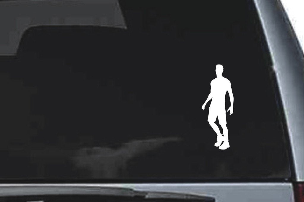 Picniva Standing Sty2 Vinyl Car Window Decal, Approx 5 in