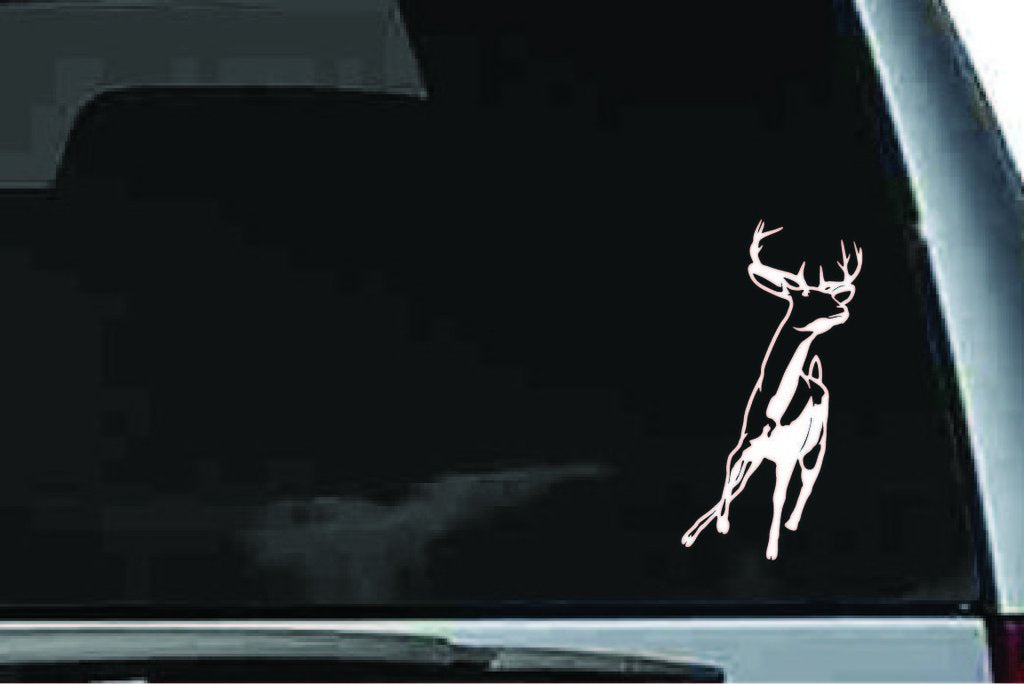 Picniva Buck Sty27 Vinyl Car Window Decal, Approx 5 in