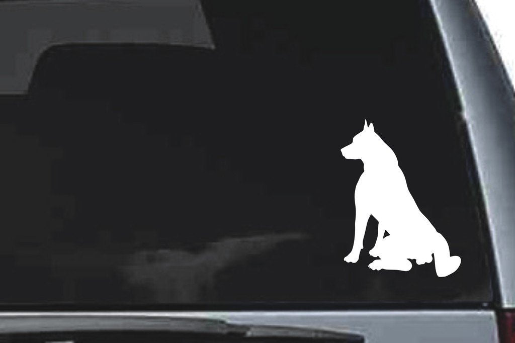 Picniva Wolf Sty8 Vinyl Car Window Decal, Approx 5 in