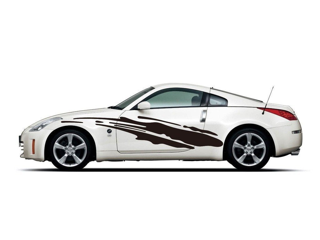 Picniva Style 306 Racing Side Stripe Vinyl Decals, 22 x 95 in, 2 Pc