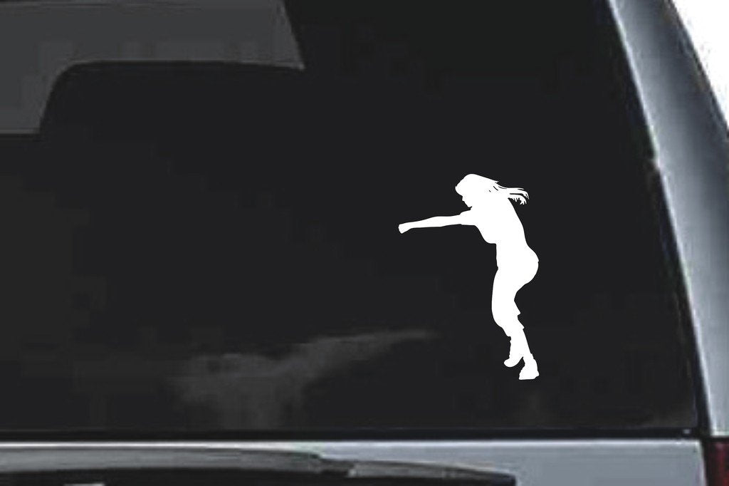Picniva Punching Sty1 Vinyl Car Window Decal, Approx 5 in