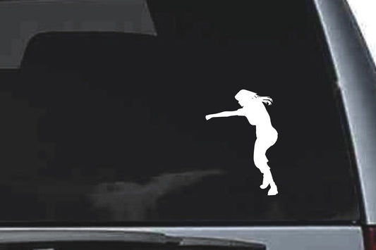 Picniva Punching Sty1 Vinyl Car Window Decal, Approx 5 in