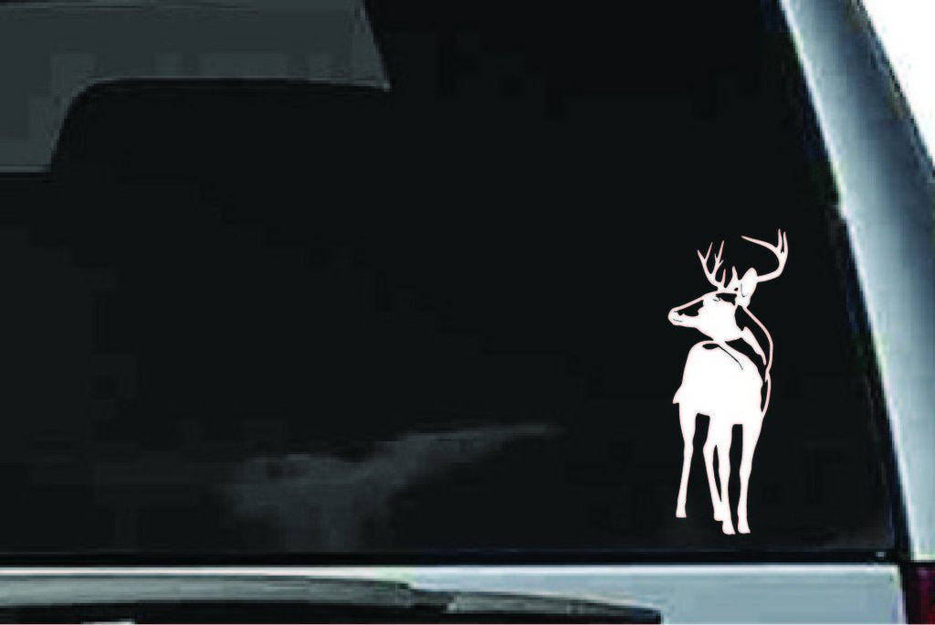 Picniva Buck Sty22 Vinyl Car Window Decal, Approx 5 in