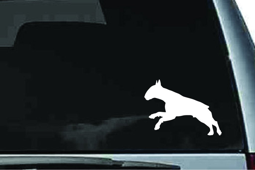 Picniva Bull Terrier Dog Sty5 Vinyl Car Window Decal, Approx 5 in
