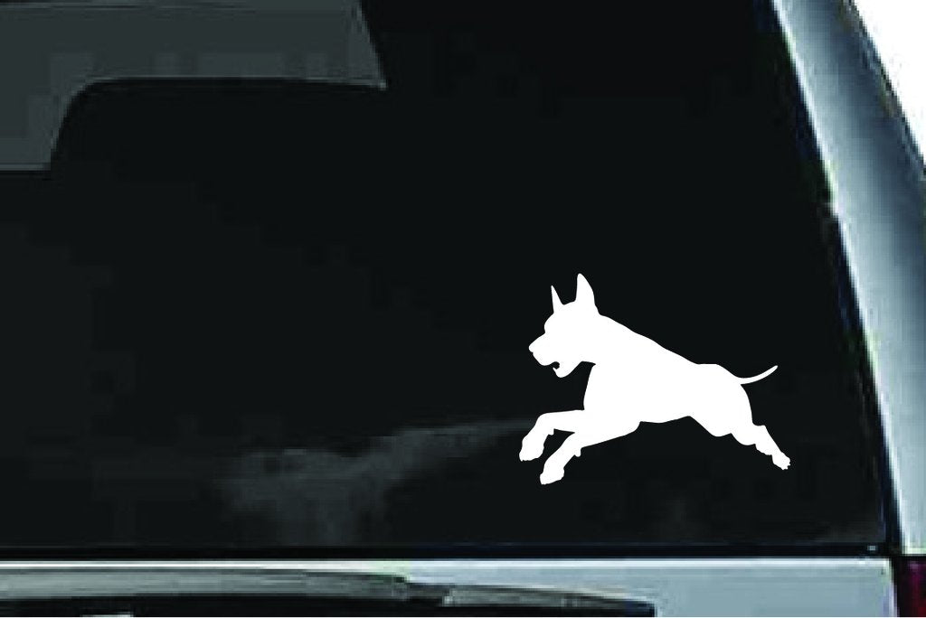 Picniva Doberman Dog Sty7a Vinyl Car Window Decal, Approx 5 in