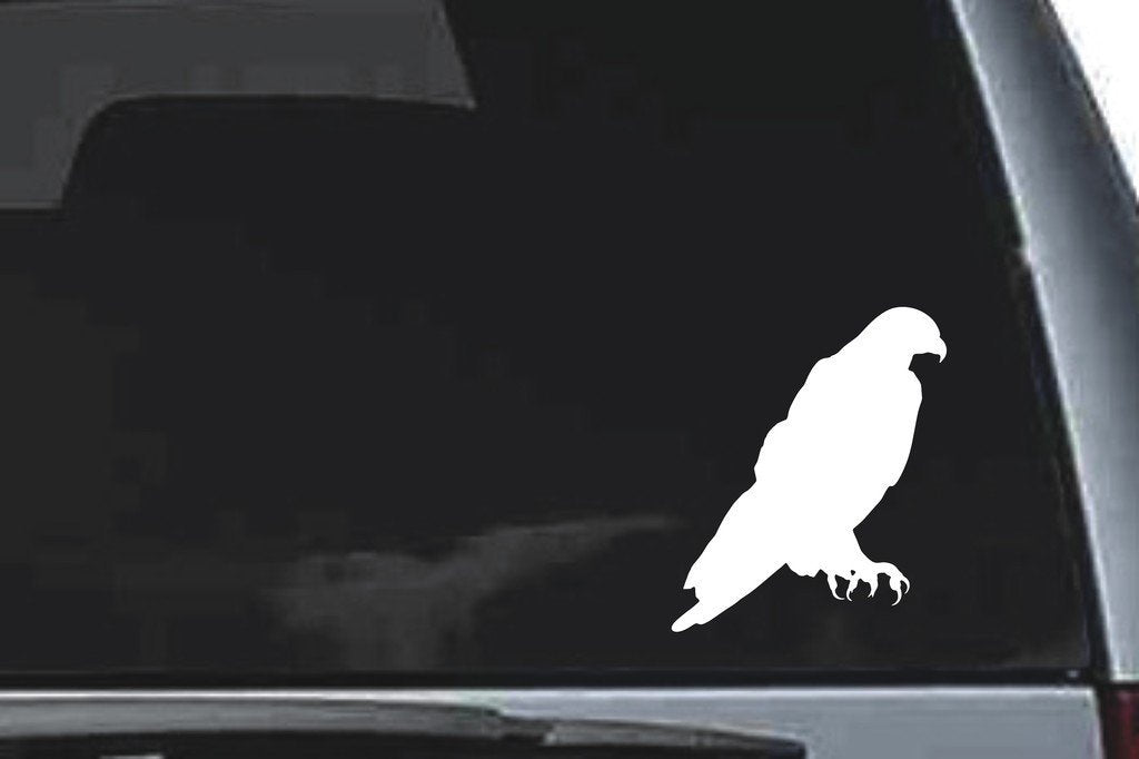 Picniva Bald Eagle Sty6 Vinyl Car Window Decal, Approx 5 in