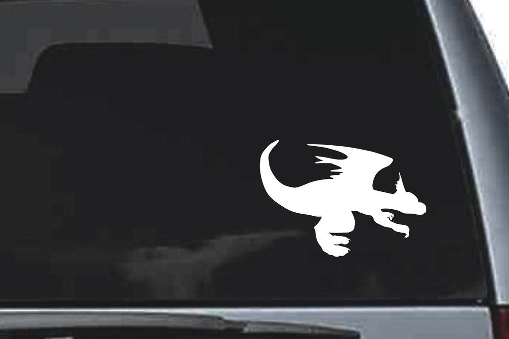 Picniva Dragon Sty29 Vinyl Car Window Decal, Approx 5 in