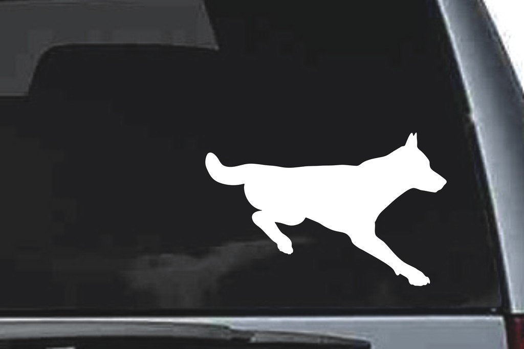 Picniva Wolf Sty31 Vinyl Car Window Decal, Approx 5 in