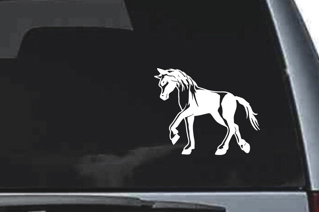 Picniva Pony Sty9 Vinyl Car Window Decal, Approx 5 in