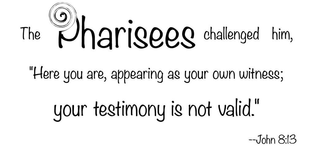 Picniva John 8:13 Scripture Removable Vinyl Wall Decal