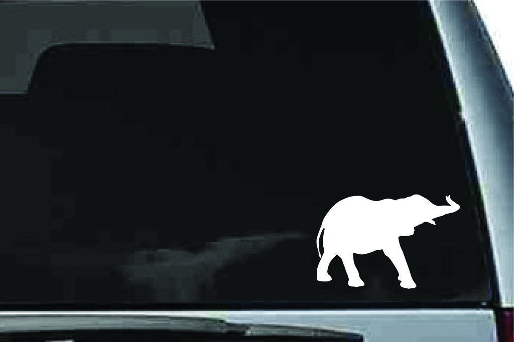 Picniva Elephant Baby Sty12 Vinyl Car Window Decal, Approx 5 in
