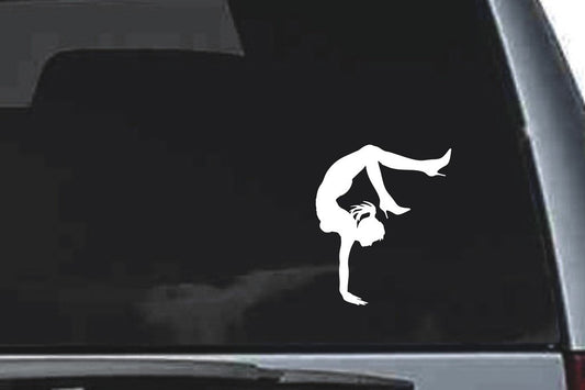 Picniva Girl Sty35 Vinyl Car Window Decal, Approx 5 in