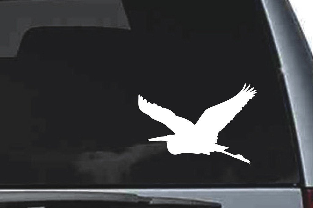 Picniva Pelican Sty1 Vinyl Car Window Decal, Approx 5 in