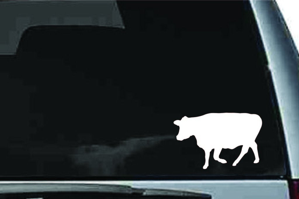 Picniva Cow Sty29 Vinyl Car Window Decal, Approx 5 in