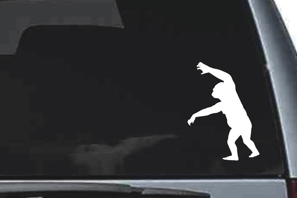Picniva Gorilla Sty4 Vinyl Car Window Decal, Approx 5 in