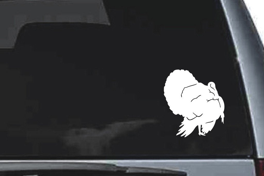 Picniva Turkey Sty4 Vinyl Car Window Decal, Approx 5 in