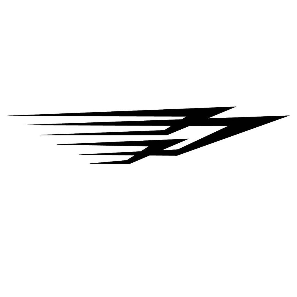 Picniva sty473 Car Body Side Stripes Vinyl Graphics Sticker Decals 2 Pcs