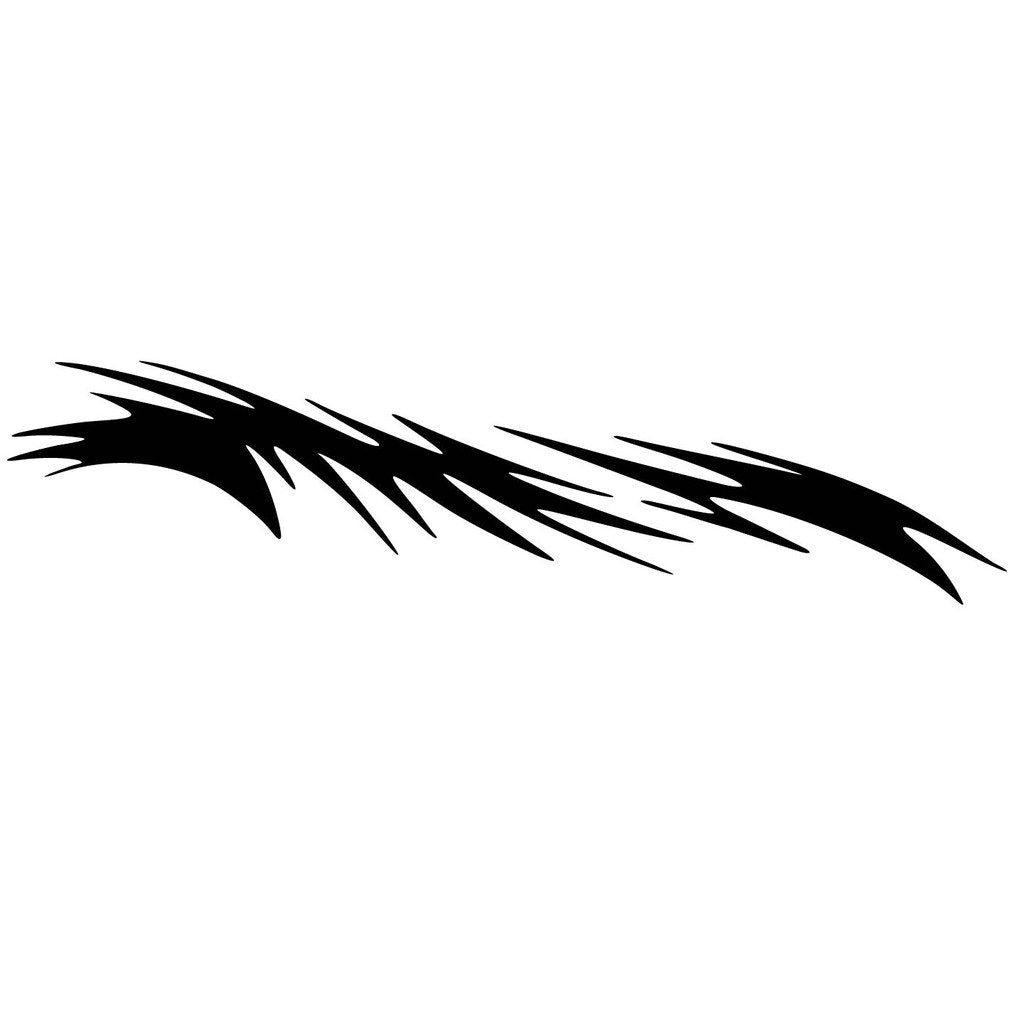 Picniva Style 261 Racing Side Stripe Vinyl Decals, 20 x 82 in, 2 Pc