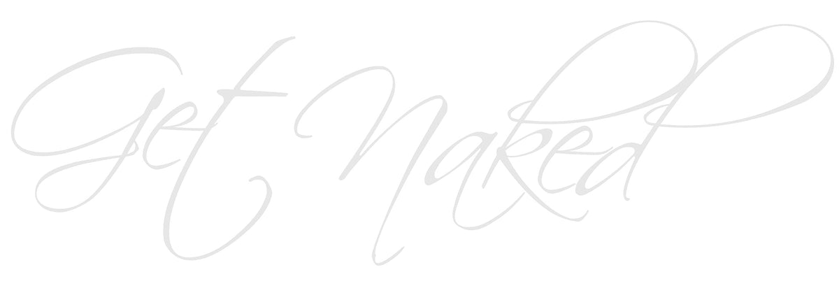Picniva Get Naked Vinyl Bathroom Wall Decal, Matte White, 10 x 34 in