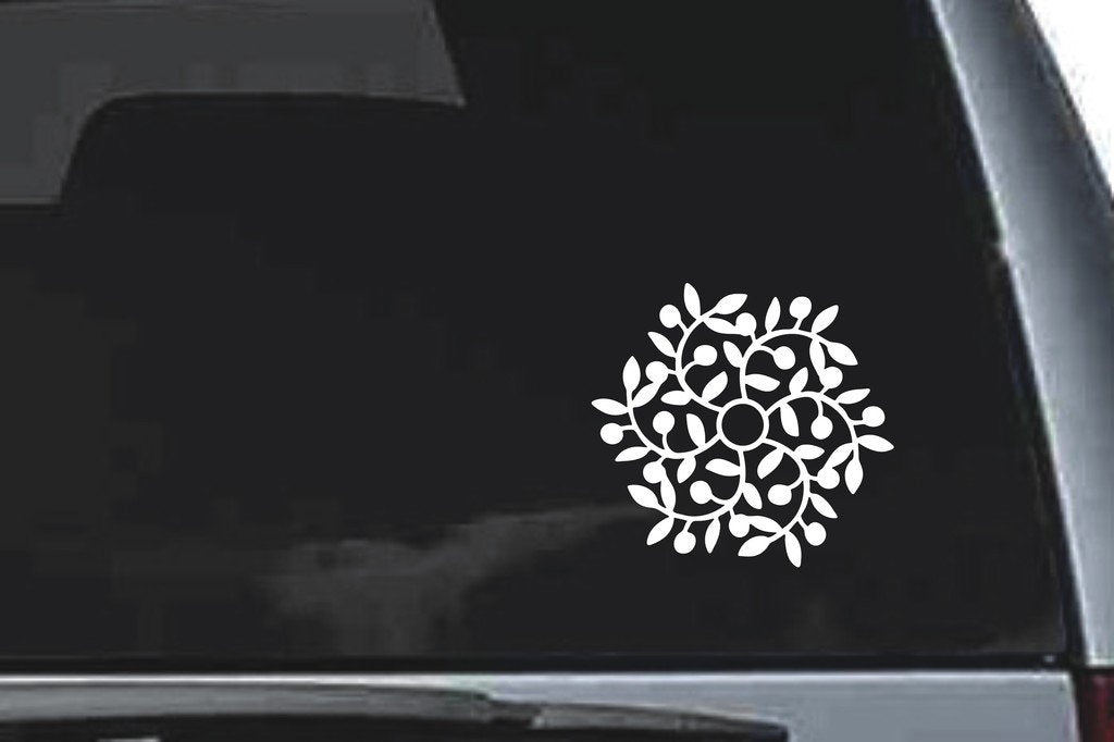 Picniva Scroll Sty52 Vinyl Car Window Decal, Approx 5 in
