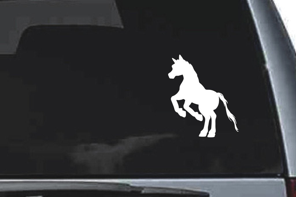 Picniva Pony Sty4a Vinyl Car Window Decal, Approx 5 in
