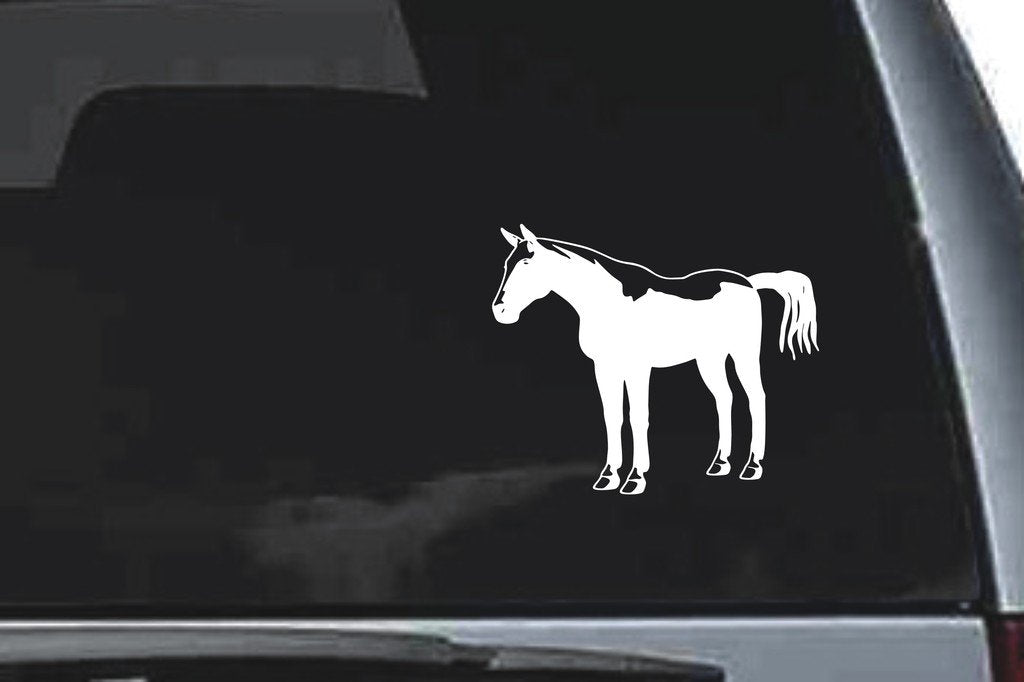 Picniva Horse Sty25 Vinyl Car Window Decal, Approx 5 in