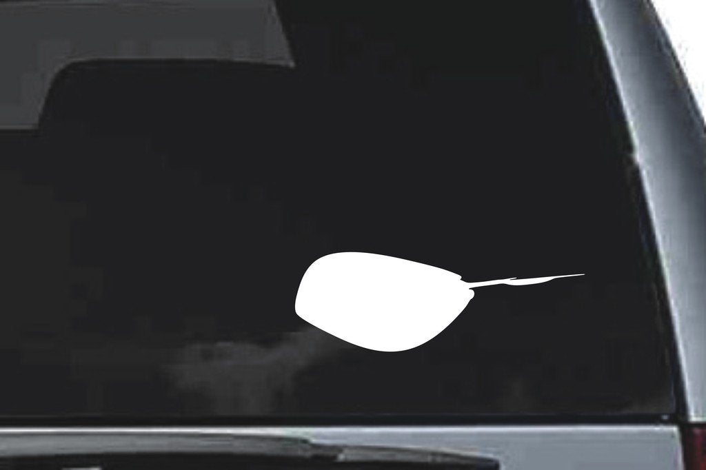 Picniva Stingray Sty1 Vinyl Car Window Decal, Approx 5 in