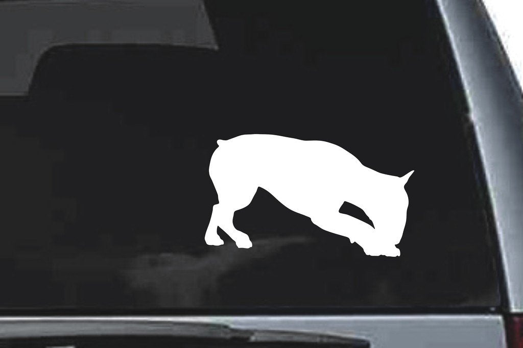 Picniva Bull Terrier Dog Sty20 Vinyl Car Window Decal, Approx 5 in