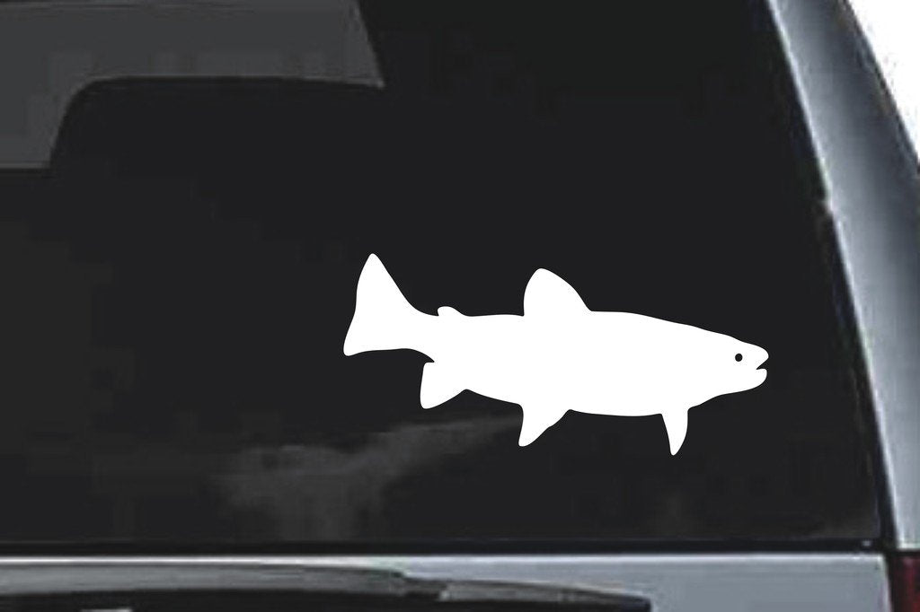 Picniva Brook Trout Vinyl Car Window Decal, Approx 5 in