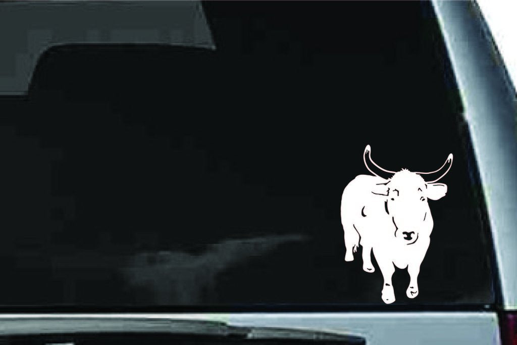 Picniva Cattle Sty3 Vinyl Car Window Decal, Approx 5 in