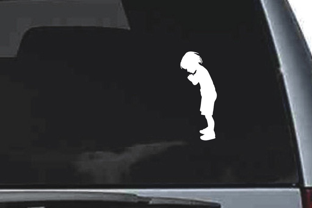 Picniva Boy Sty23 Vinyl Car Window Decal, Approx 5 in
