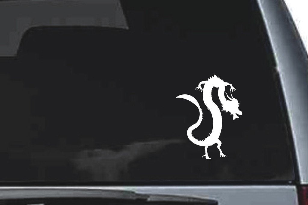 Picniva East Dragon Sty6 Vinyl Car Window Decal, Approx 5 in