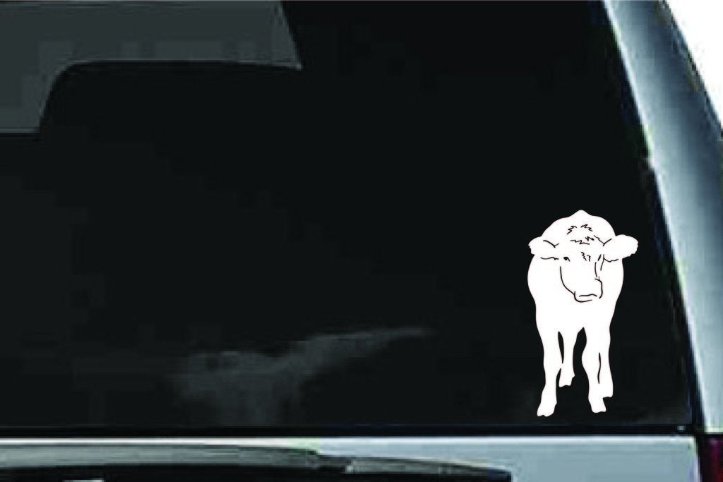 Picniva Cow Sty65 Vinyl Car Window Decal, Approx 5 in