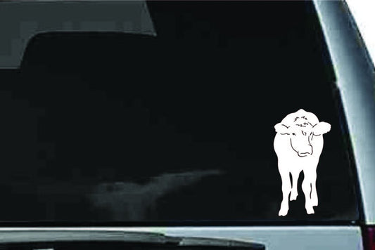 Picniva Cow Sty65 Vinyl Car Window Decal, Approx 5 in