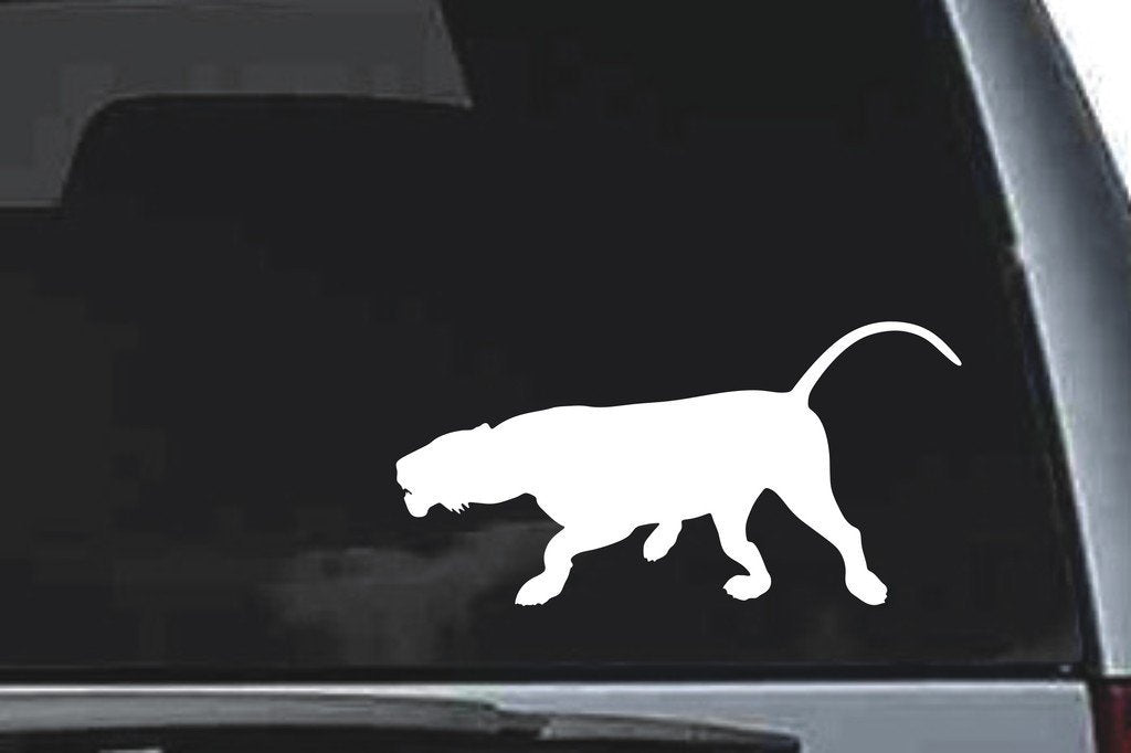 Picniva Tiger Sty19 Vinyl Car Window Decal, Approx 5 in