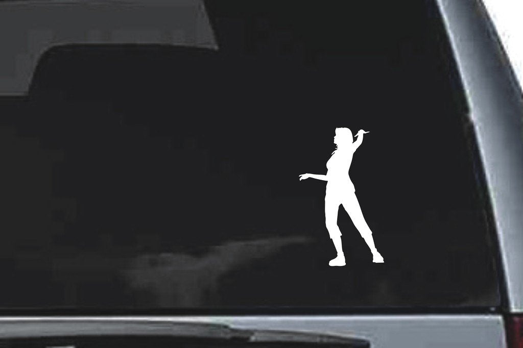 Picniva Dancing Sty1 Vinyl Car Window Decal, Approx 5 in