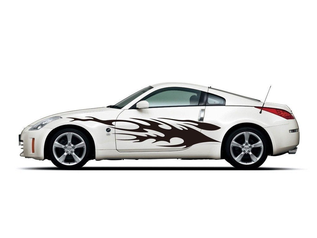 Picniva Style 308 Racing Side Stripe Vinyl Decals, 22 x 108 in, 2 Pc