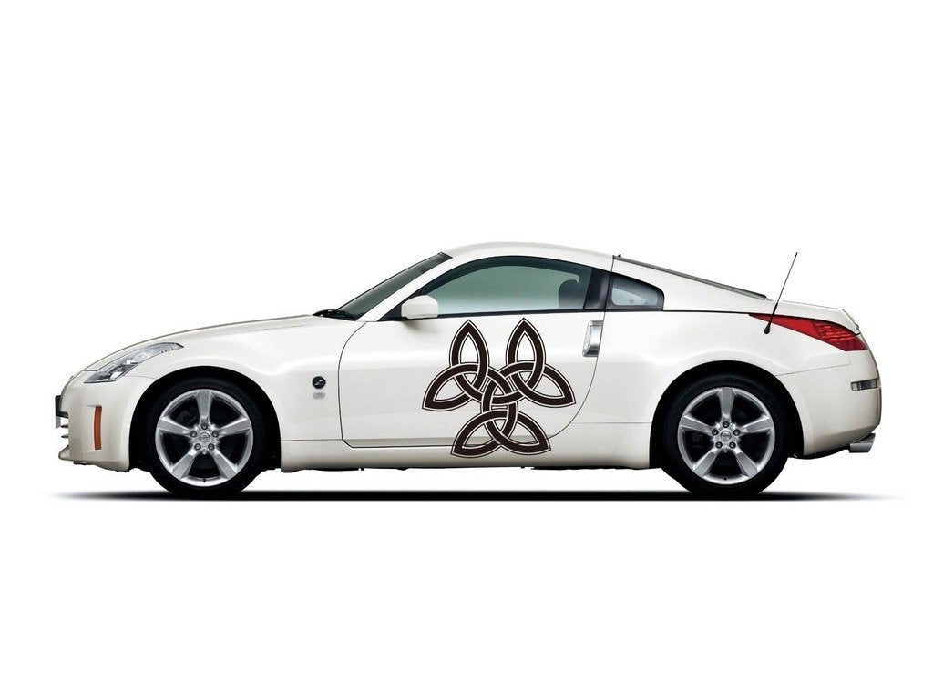 Picniva sty354 Racing Car Body Side Stripes Sticker Decal 2 Pcs