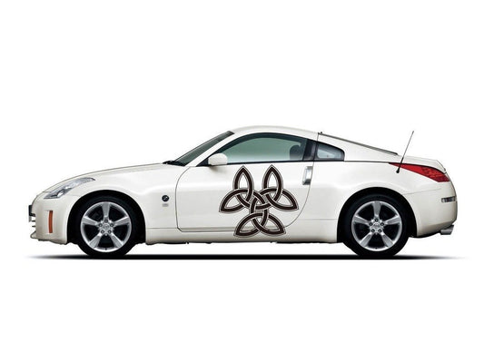 Picniva sty354 Racing Car Body Side Stripes Sticker Decal 2 Pcs