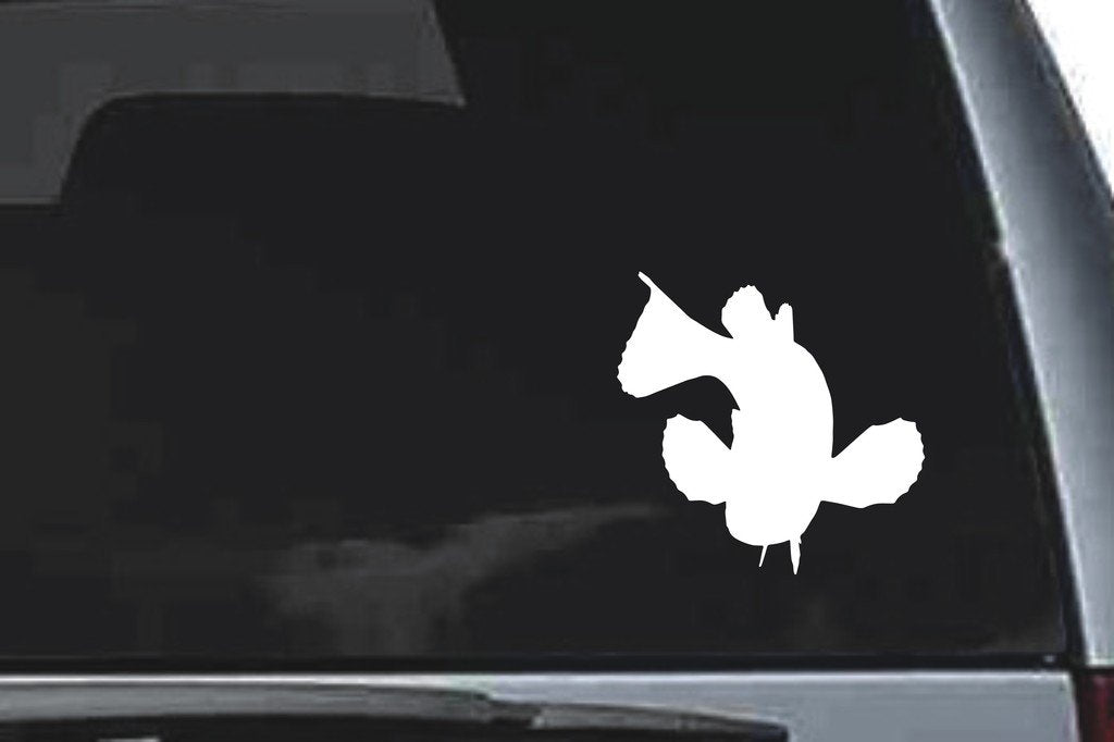 Picniva Rock Fish Sty5 Vinyl Car Window Decal, Approx 5 in