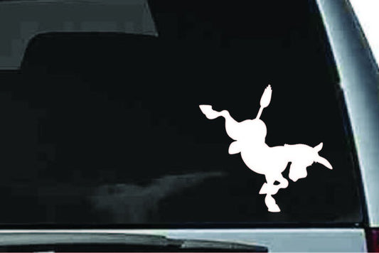 Picniva Donkey Sty8a Vinyl Car Window Decal, Approx 5 in